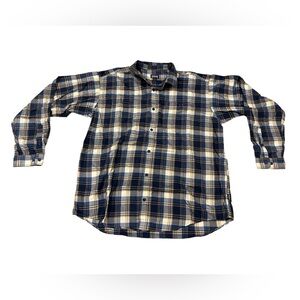 Patagonia Organic Cotton Long Sleeve Flannel Button-Up Shirt - XXL
